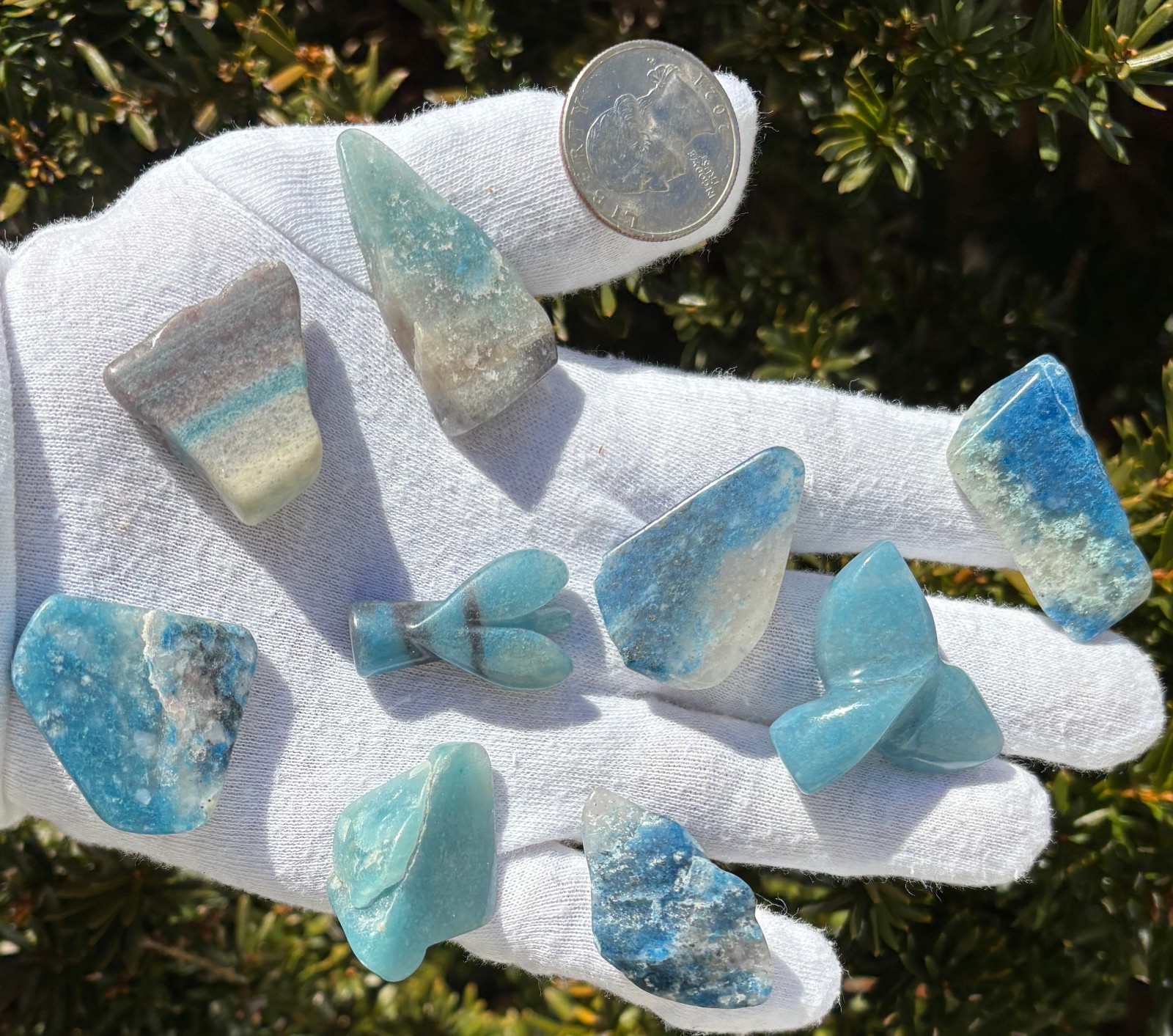 USA SALE 67g LOT SMALL TROLLEITE CARVED ANGEL/WHALE MERMAID TAIL/CHUNK PIECES