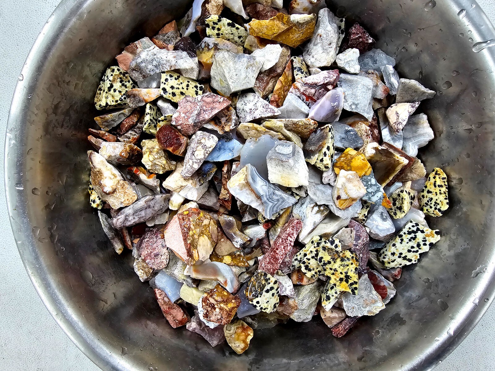 Exotic Crystals Sluice Mix Tiny Crushed Natural Crystal Rocks & Tumbling Stones