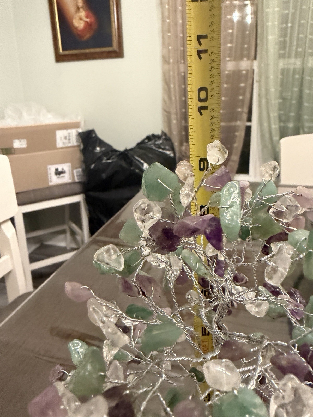 Gem Tree Fluorite Gem Tree Fluorite Gemstone Tree Wire Wrapped Tree Feng Shui.