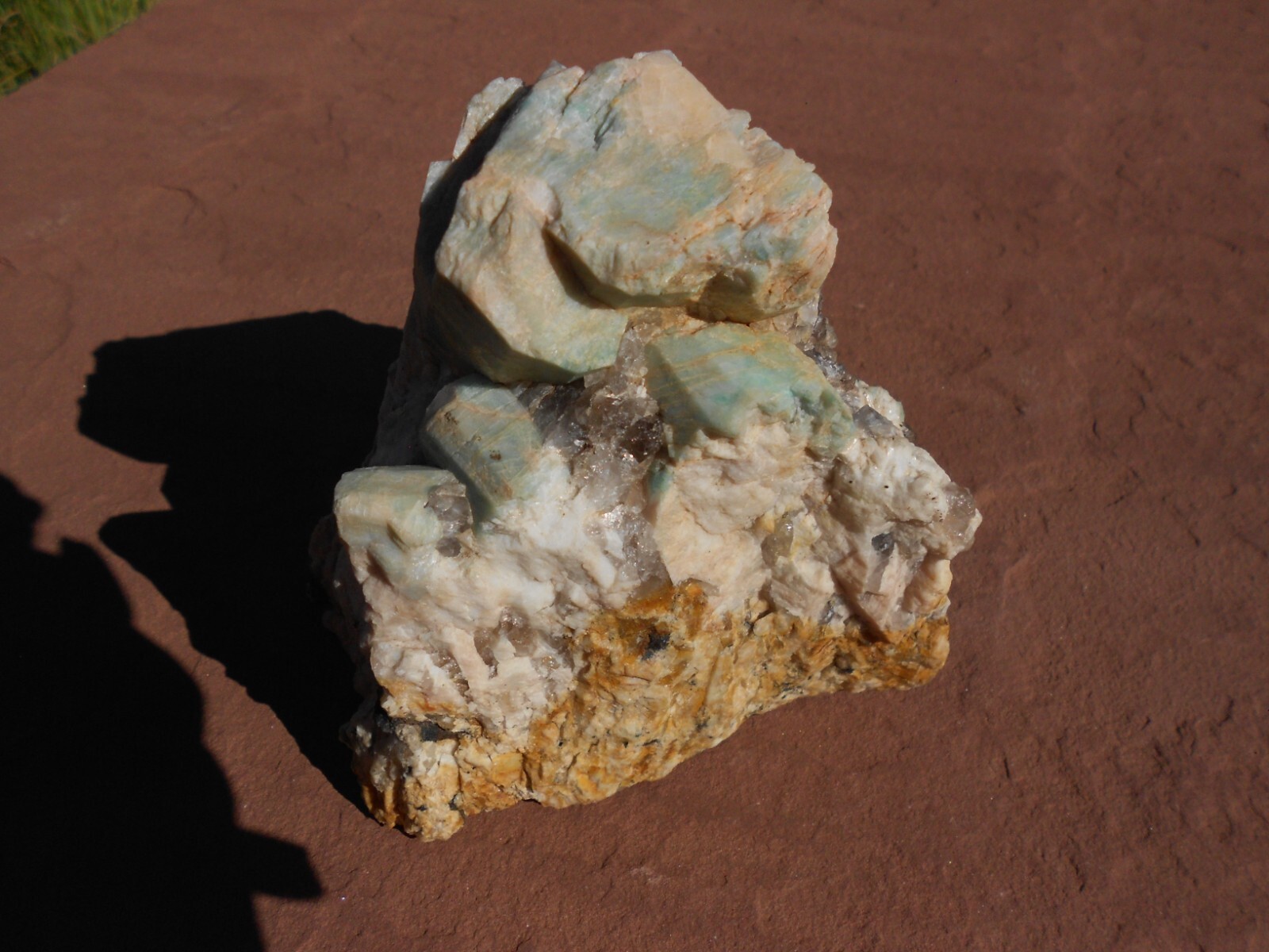 AMAZONITE CRYSTALS*Lake George, Colorado*4 3/4 inches x 4 1/4 x 4*3 lb 10 ounces