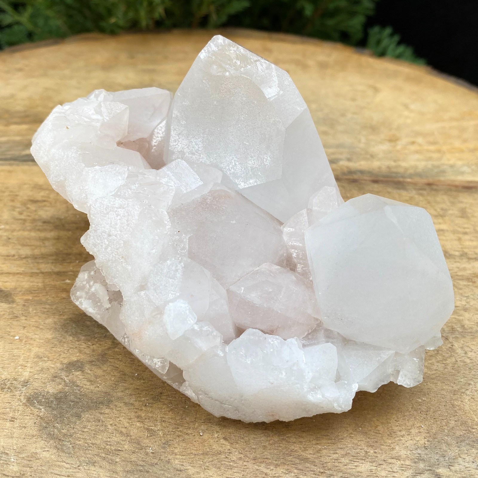 Himalayan Samadhi Quartz Cluster 385g Natural White Healing Crystal