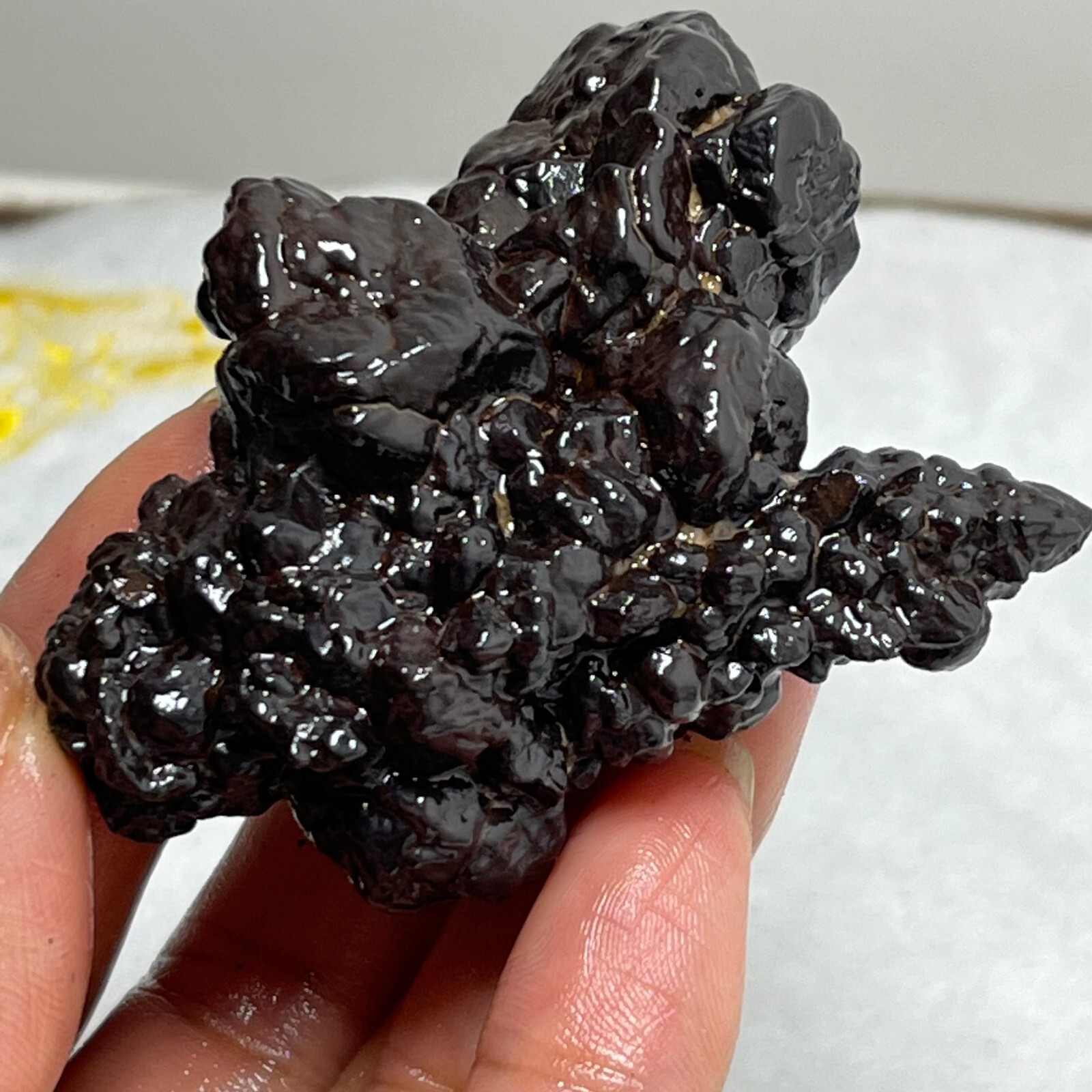 106g Limonite & Hematite pseudomorph after Marcasite – Prophecy Stone p67