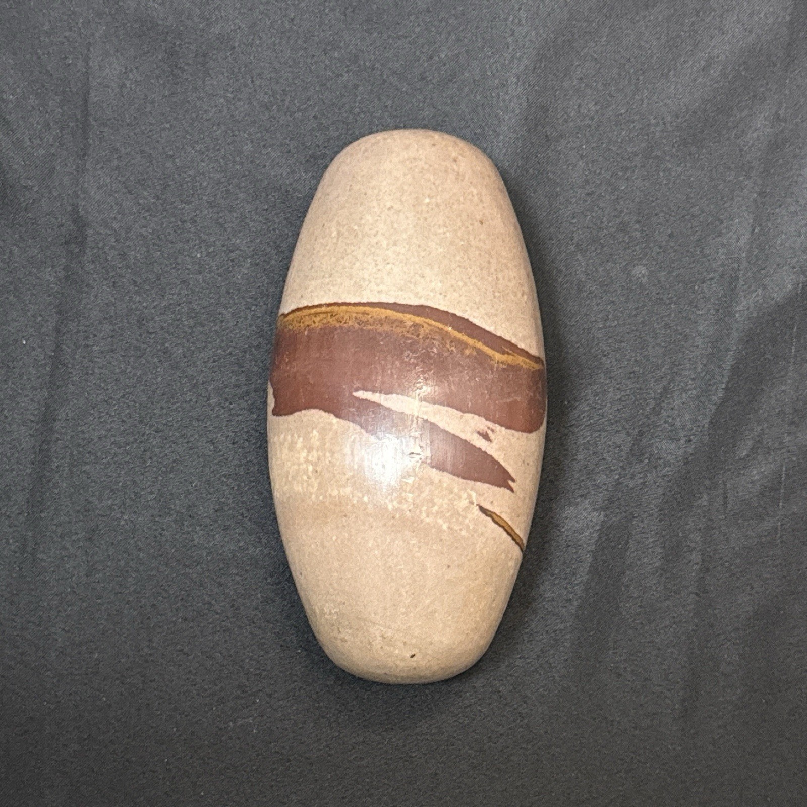 Beautiful 8.5 Inch Shiva Lingam Natural stone from Narmada River India SL25C9.21