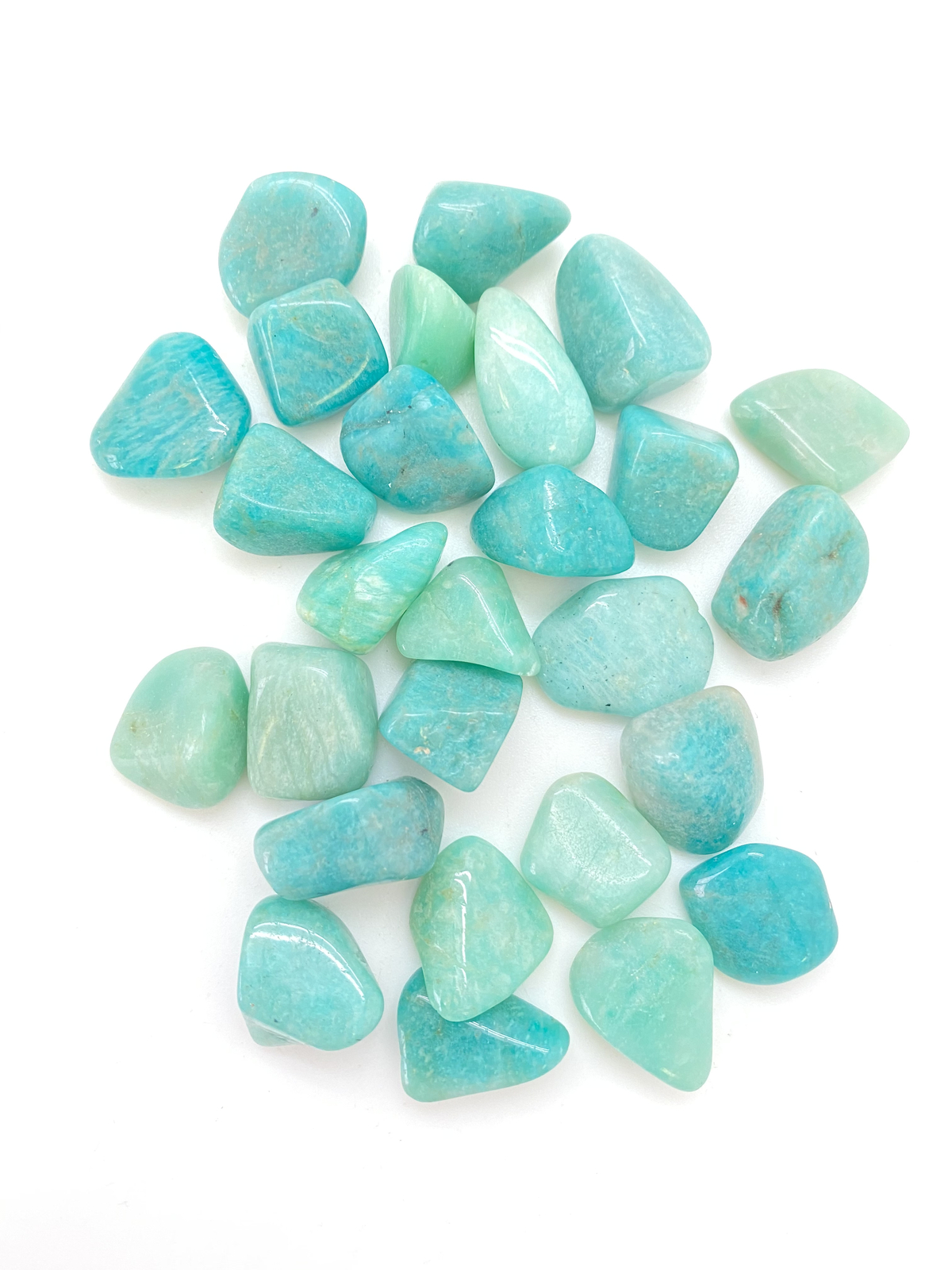 Amazonite Tumbled Stone – Polished Natural Amazonite Crystal from Mozambique
