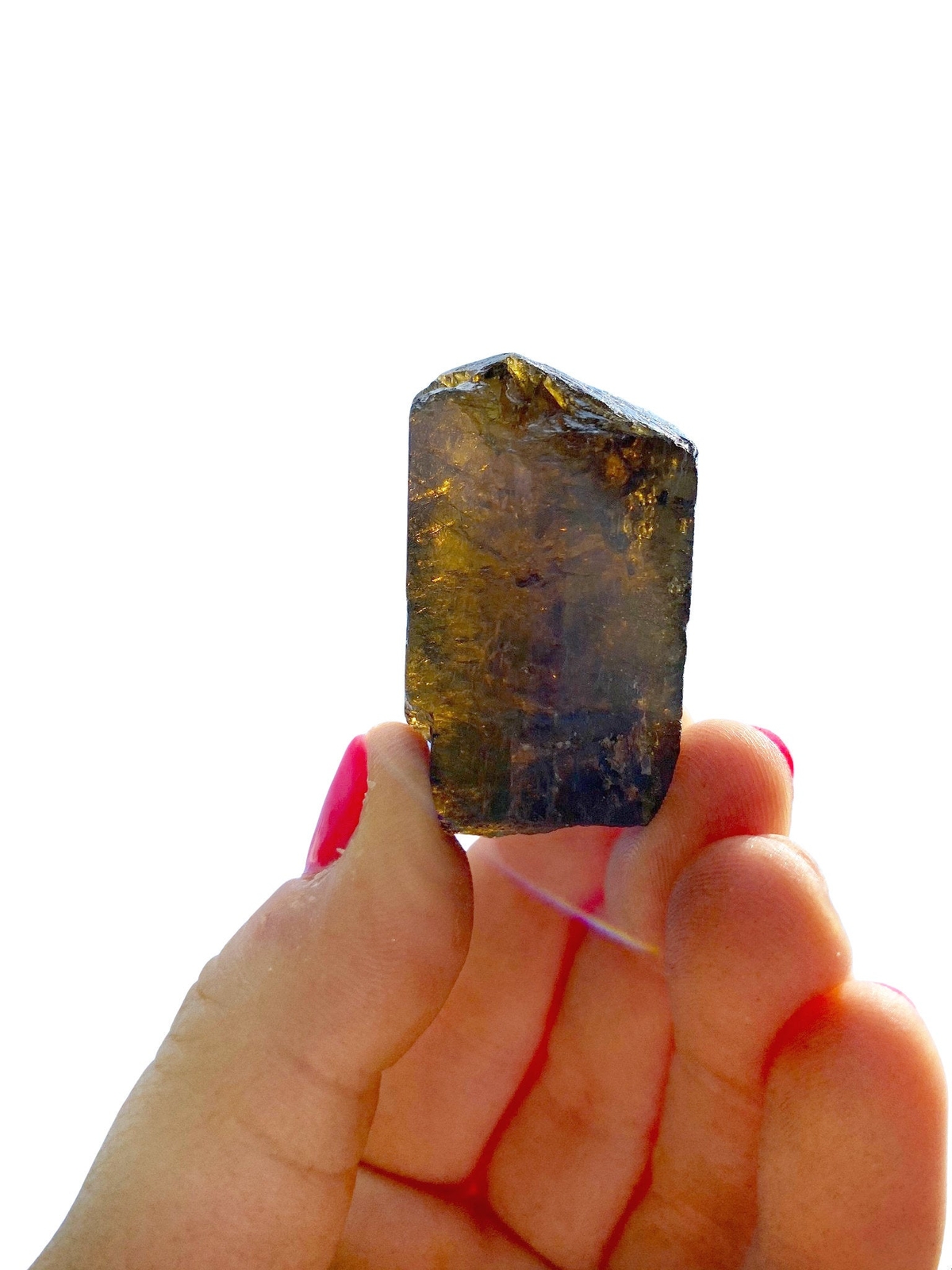 Raw Dravite Stone, Natural Brown Tourmaline Crystal from India, Dravite Crystal