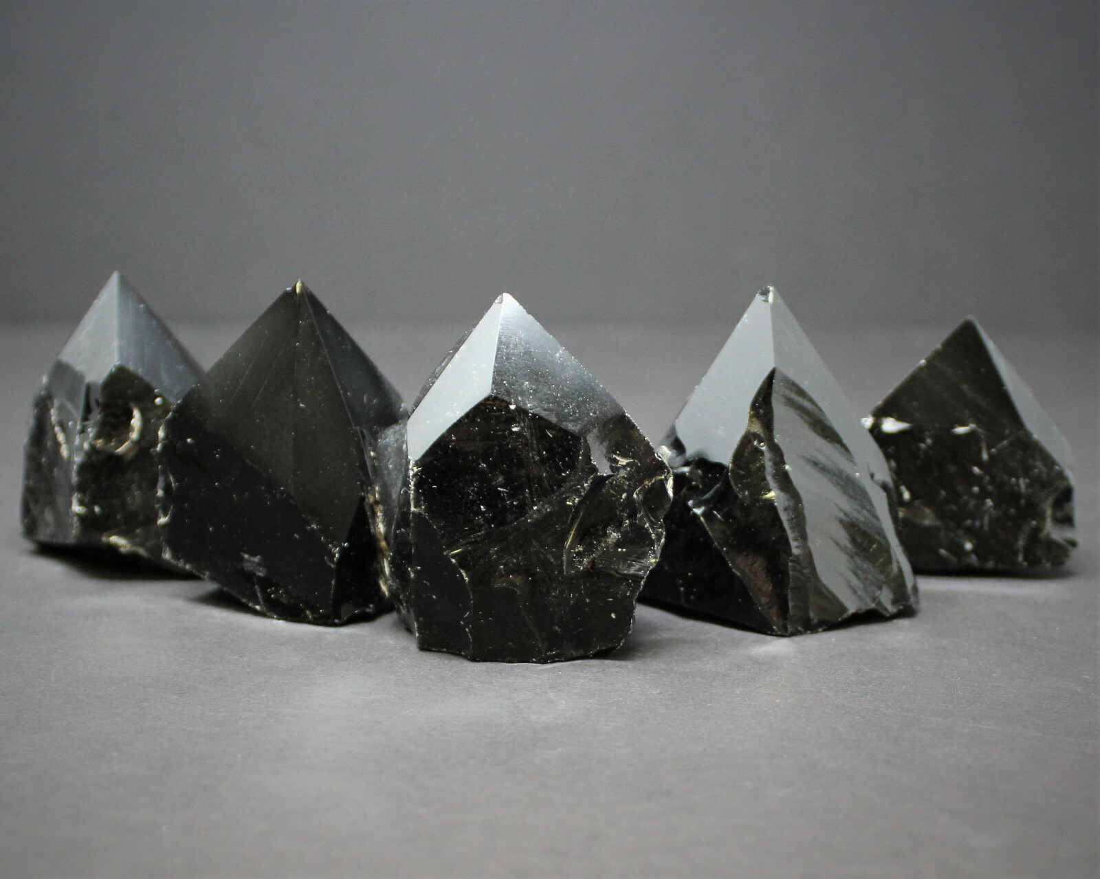 Black Obsidian Top Polished Point, 5 – 7 Ounces (Black Obsidian Crystal Point)