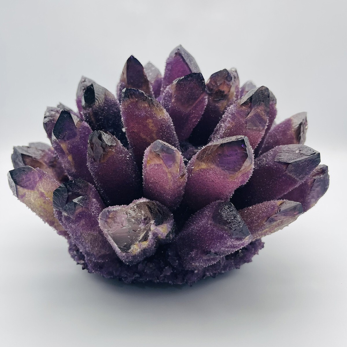 200g+ Natural Rare Large Deep Purple Amethyst Crystal Cluster Mineral Specimens