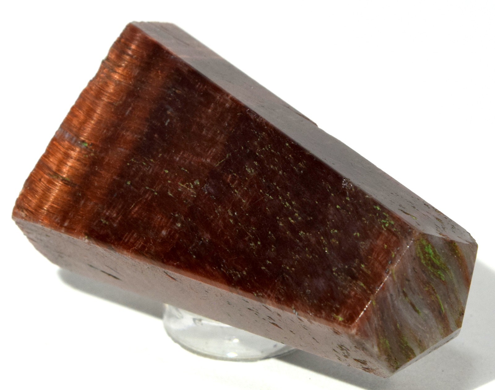 42mm Tiger Eye Point Polished Natural Sparkling Chalcedony Quartz Mineral Africa