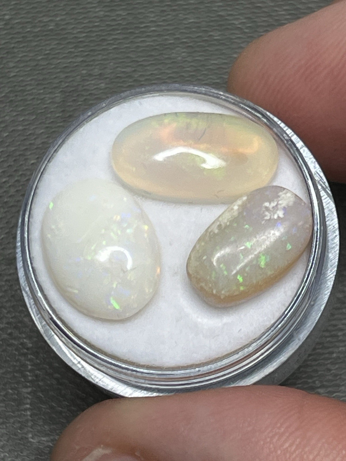 8ct Australian Solid Opal Gem Coober Pedy Natural Polished Crystal Specimen