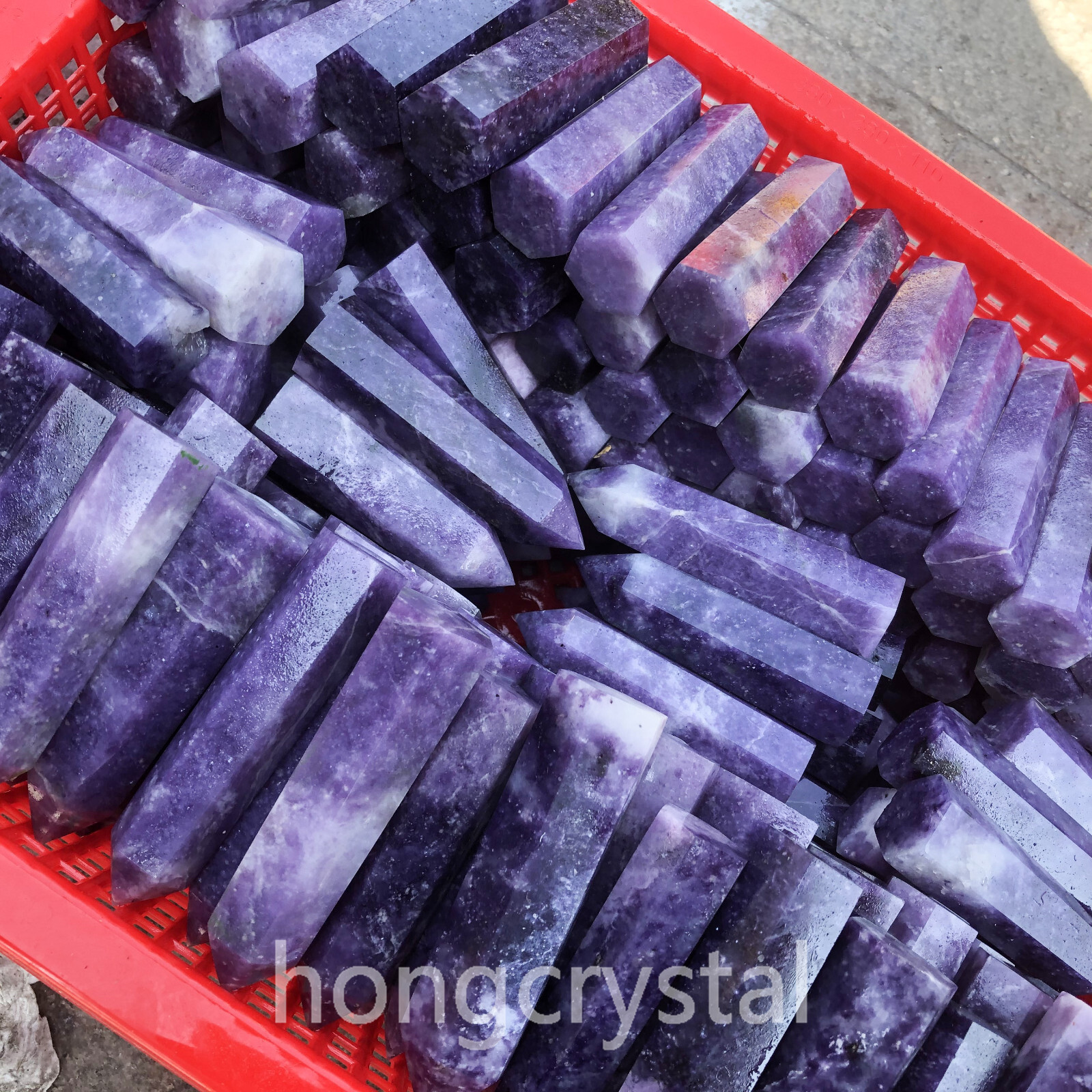 2.2LB Natural Ussingite Quartz Crystal Obelisk Wand Tower Point Healing Wholesal