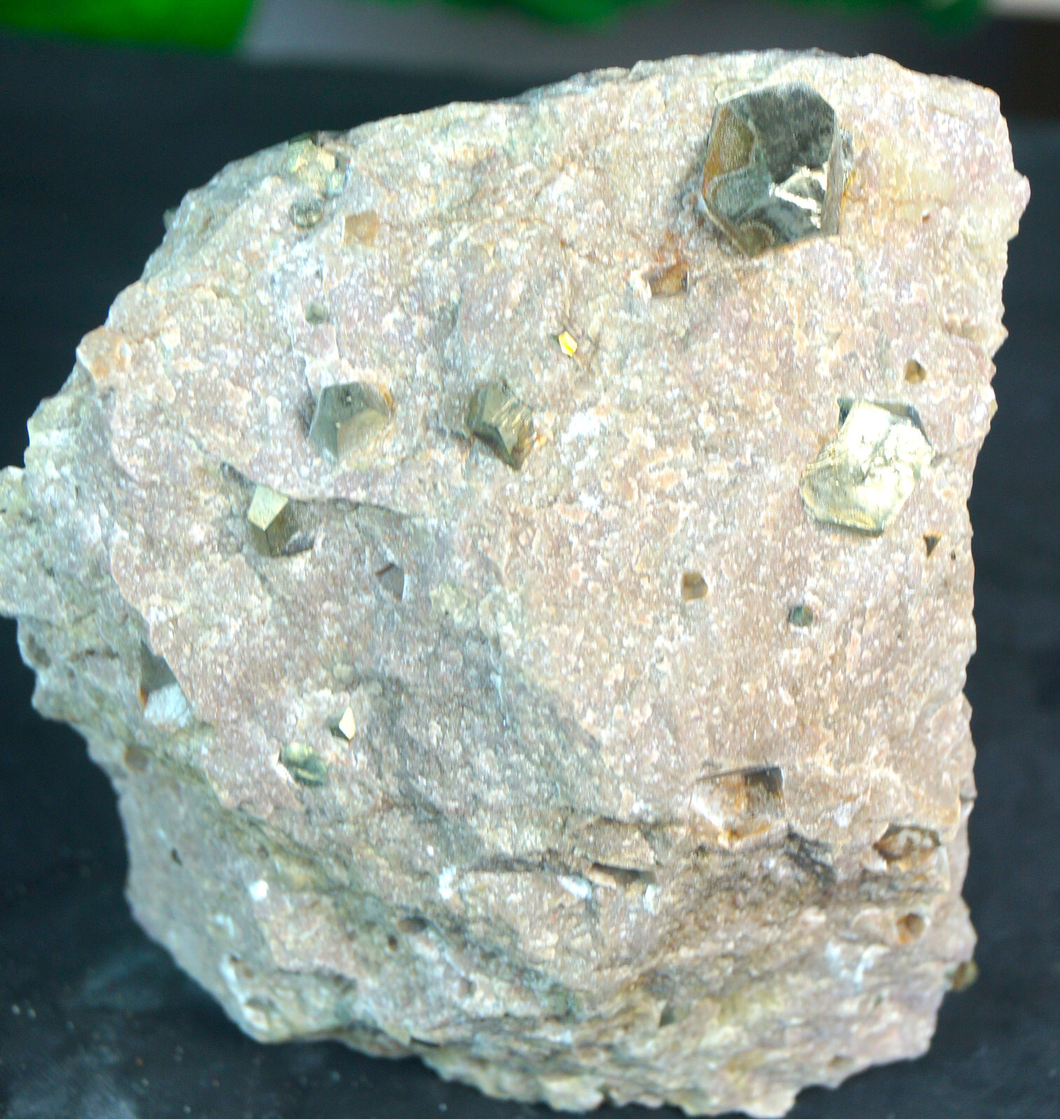 LARGE PYRITE DODECAHEDRON IN MATRIX Crystal Cluster Mineral Specimen 480 Grams