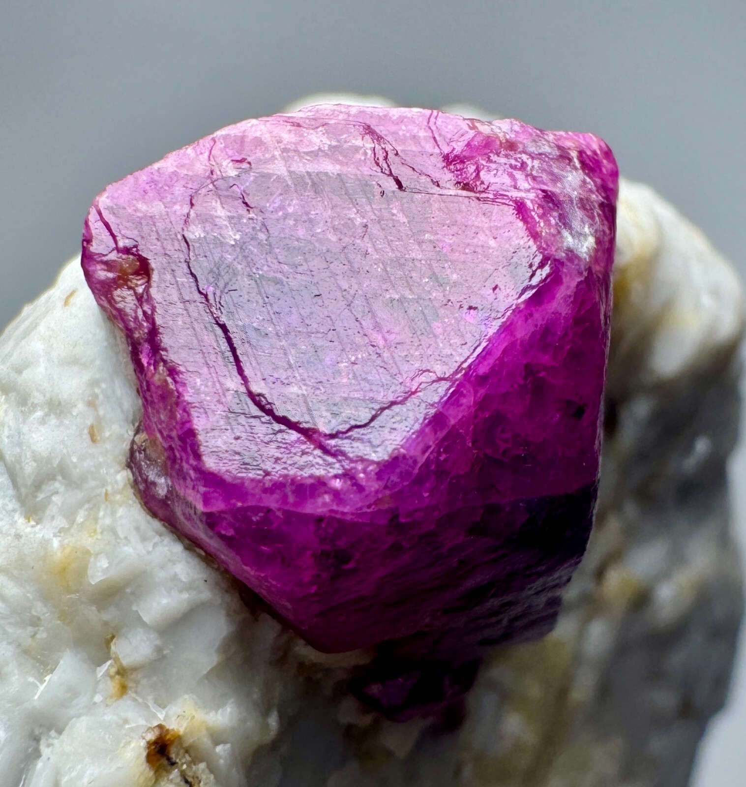 Top Ruby Huge Crystal On Matrix From Jegdalek @Afghanistan. 155 Gram