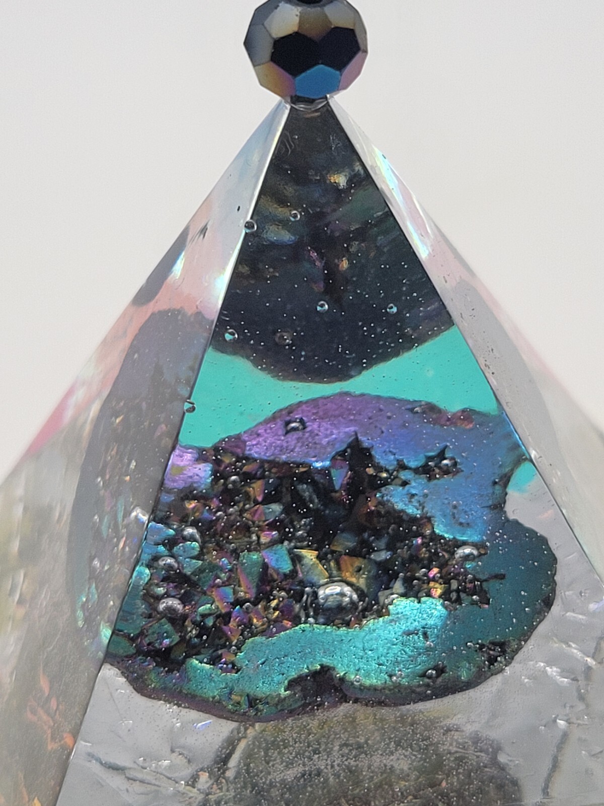 Orgone Pyramid Energy Generator Emf Protection Healing Meditation Orgonite USA