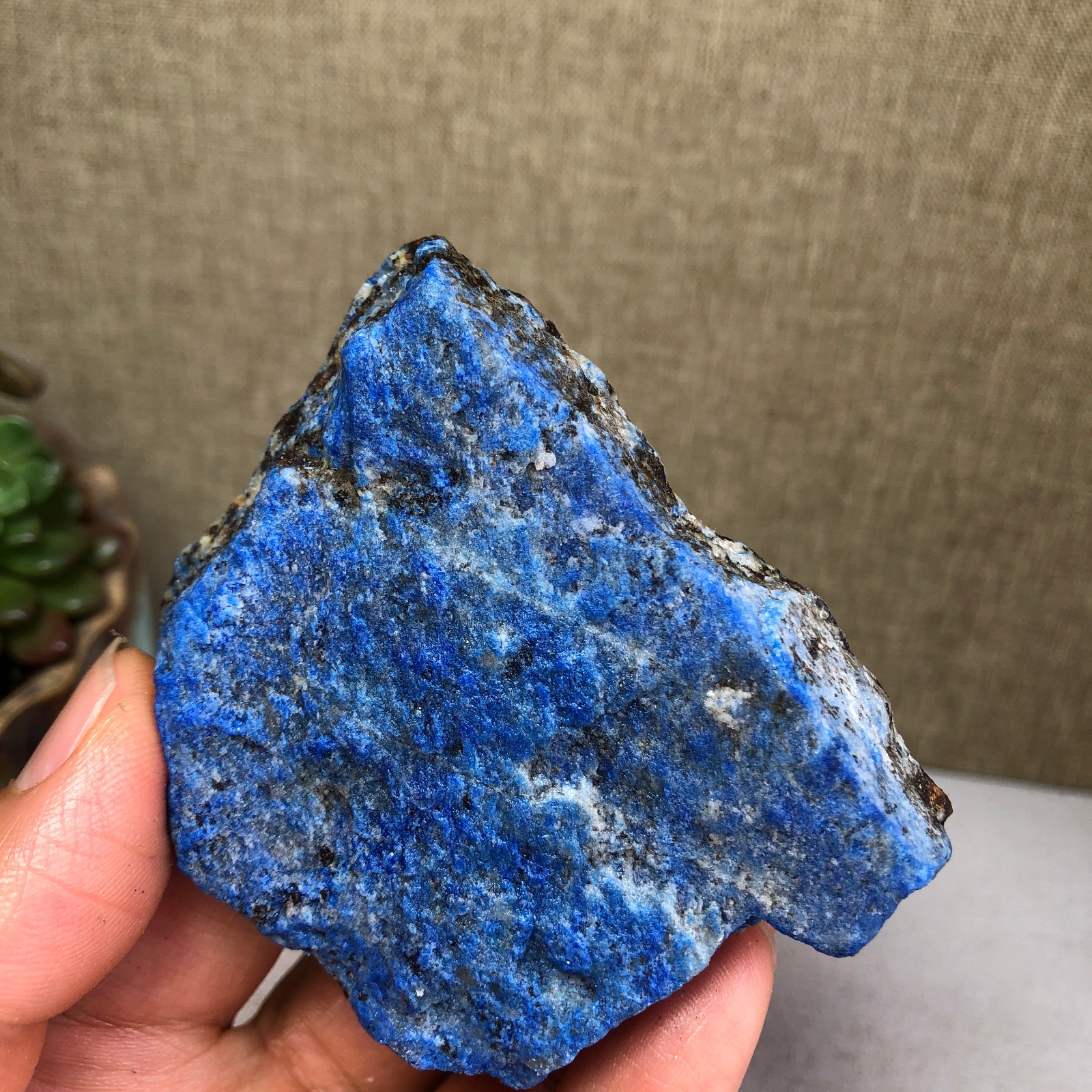 Natural Rough Lapis Lazuli original Crystal uncut Gemstone Specimen 133g A4278