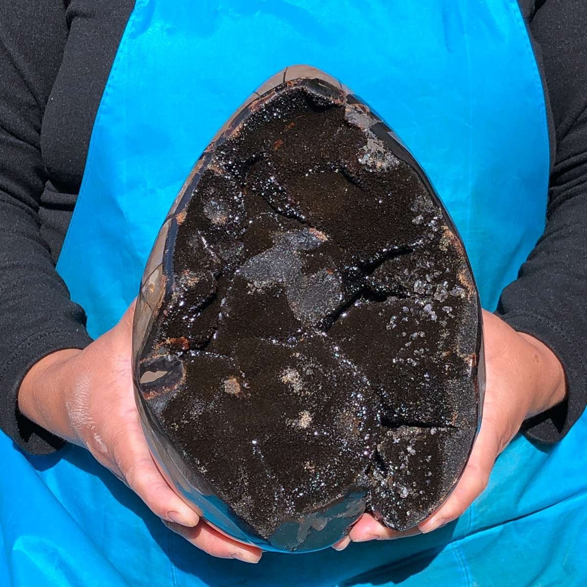 13.66LB Natural Turtle Back Stone Cave Shape Dragon Crystal Crack Gem Healing