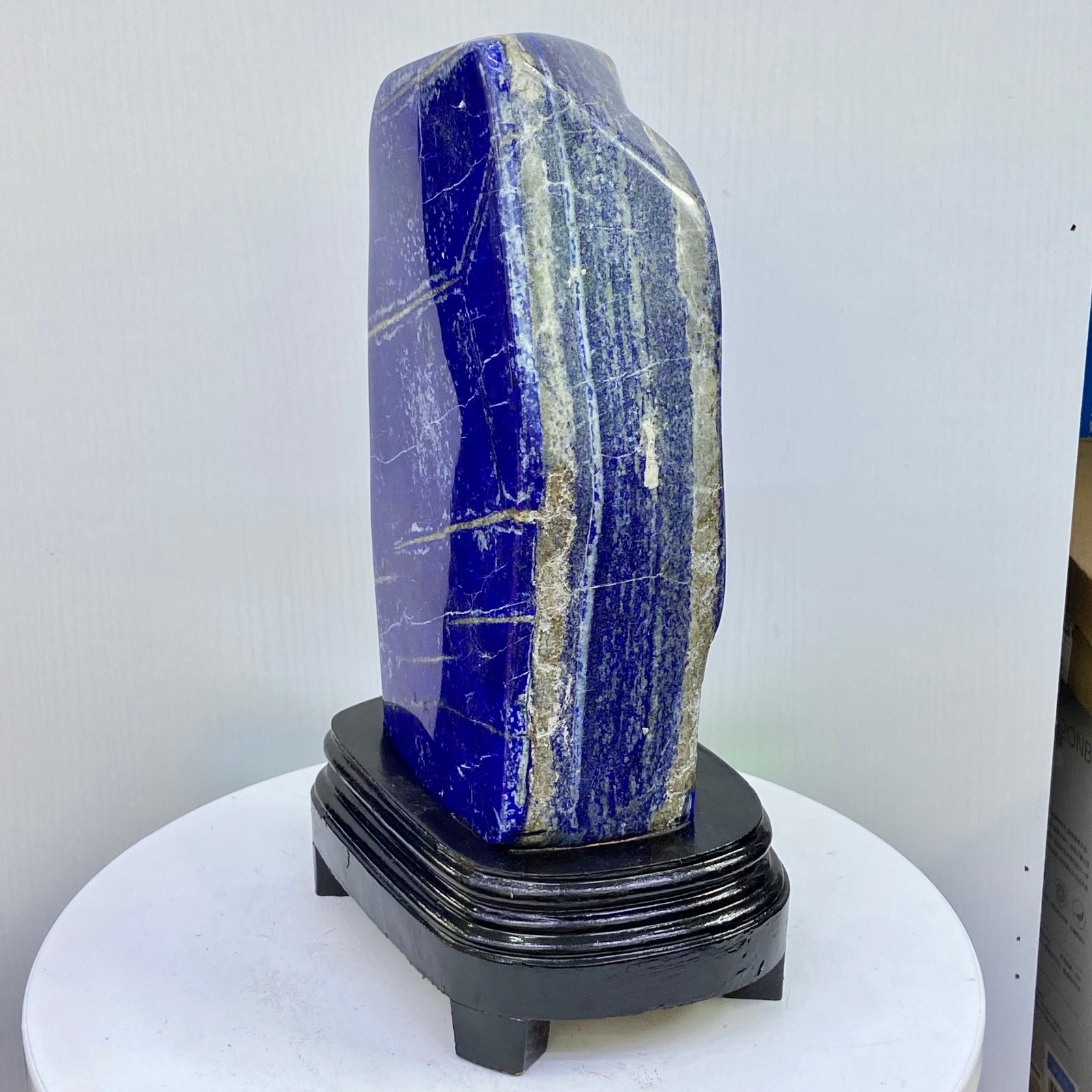 9.39LB Lapis Lazuli Freeform Polished Rough Tumble Healing Crystal Specimen Ston