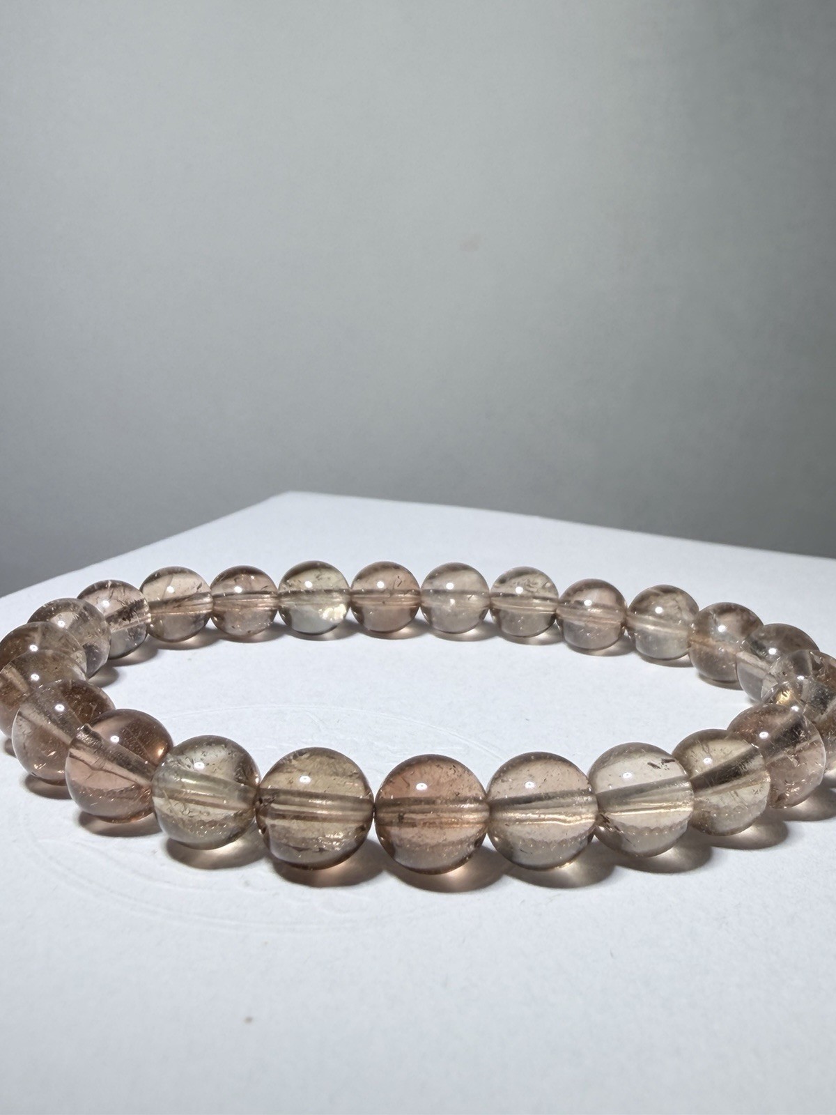 Natural Champagne Topaz Bracelet | Warm Yellow Golden Brown Topaz