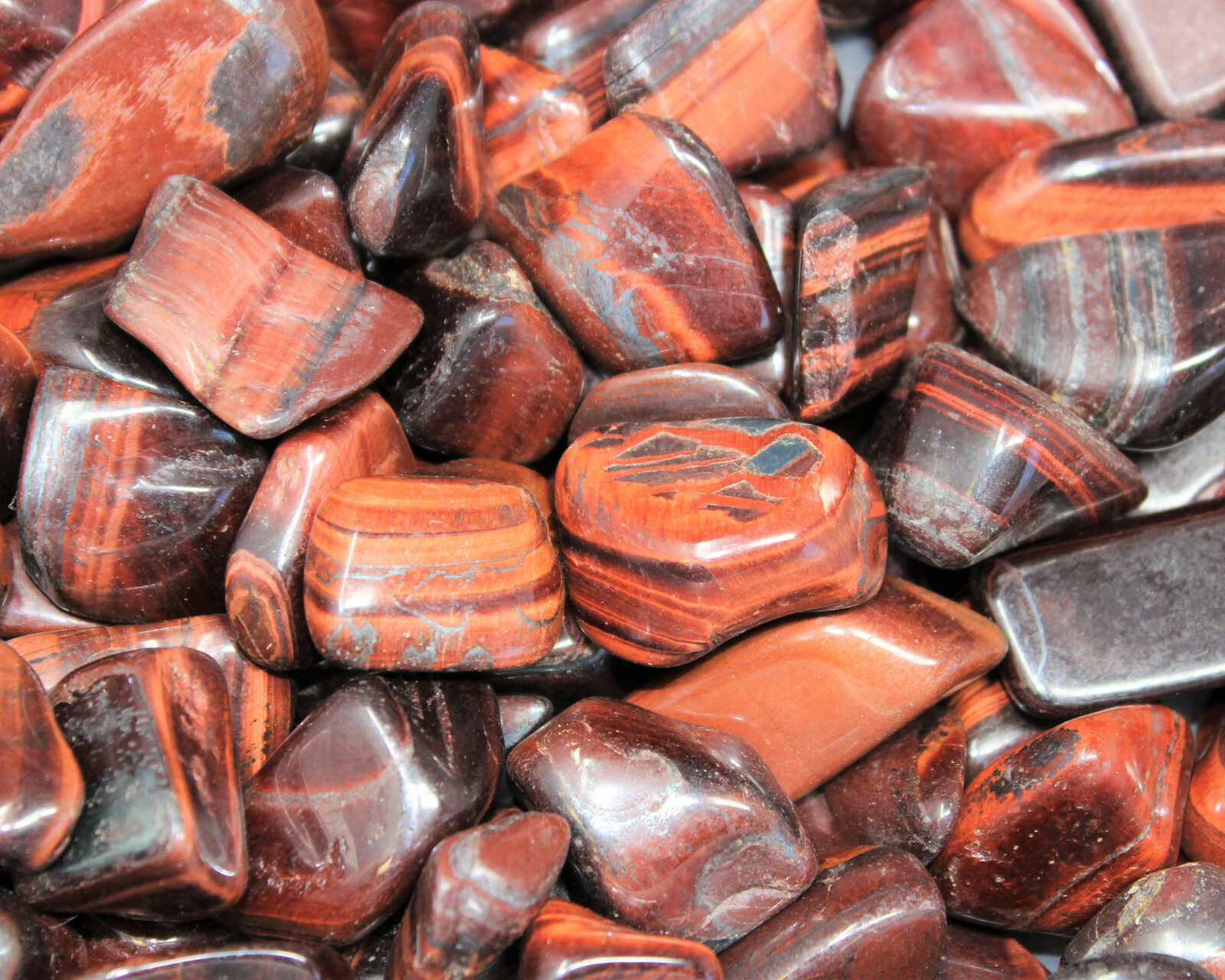 1/4 lb Bulk Lot Red Tiger Eye Tumbled Stones (Tumble Crystal Healing Reiki) 4 oz