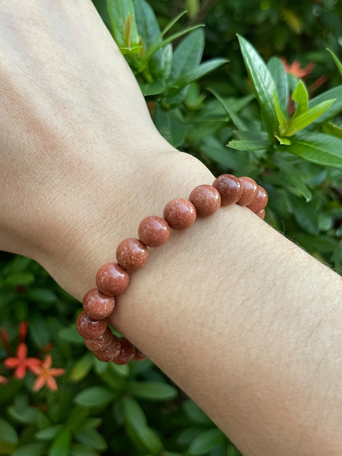 Grade A++ Red Goldstone Crystal Bead Gemstone Bracelet 8mm, Wholesales Bulk Lot