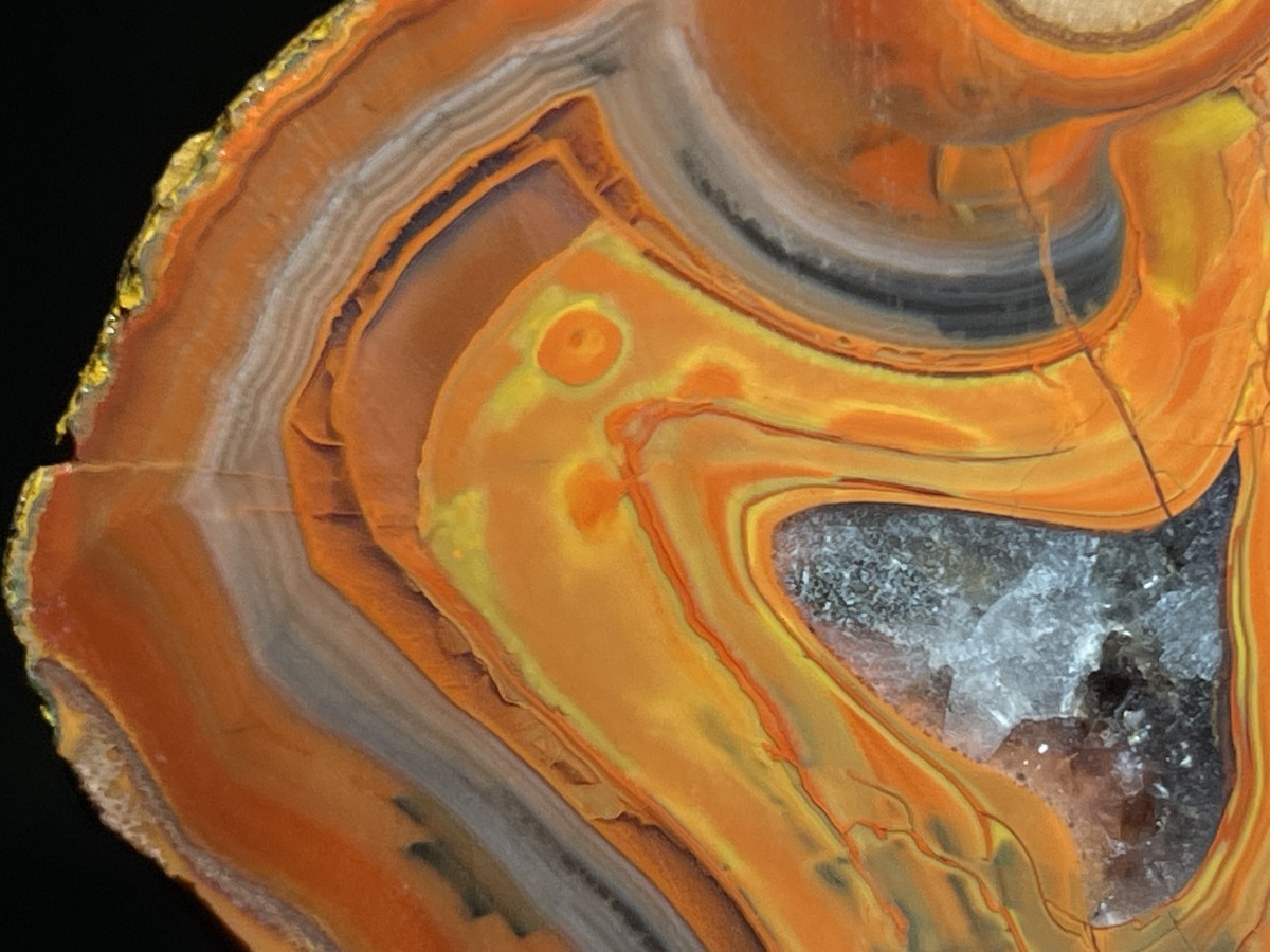 Natural 15 half Rough Chinese Agate crystal geode Achat Nodule Hebei 615g AA11