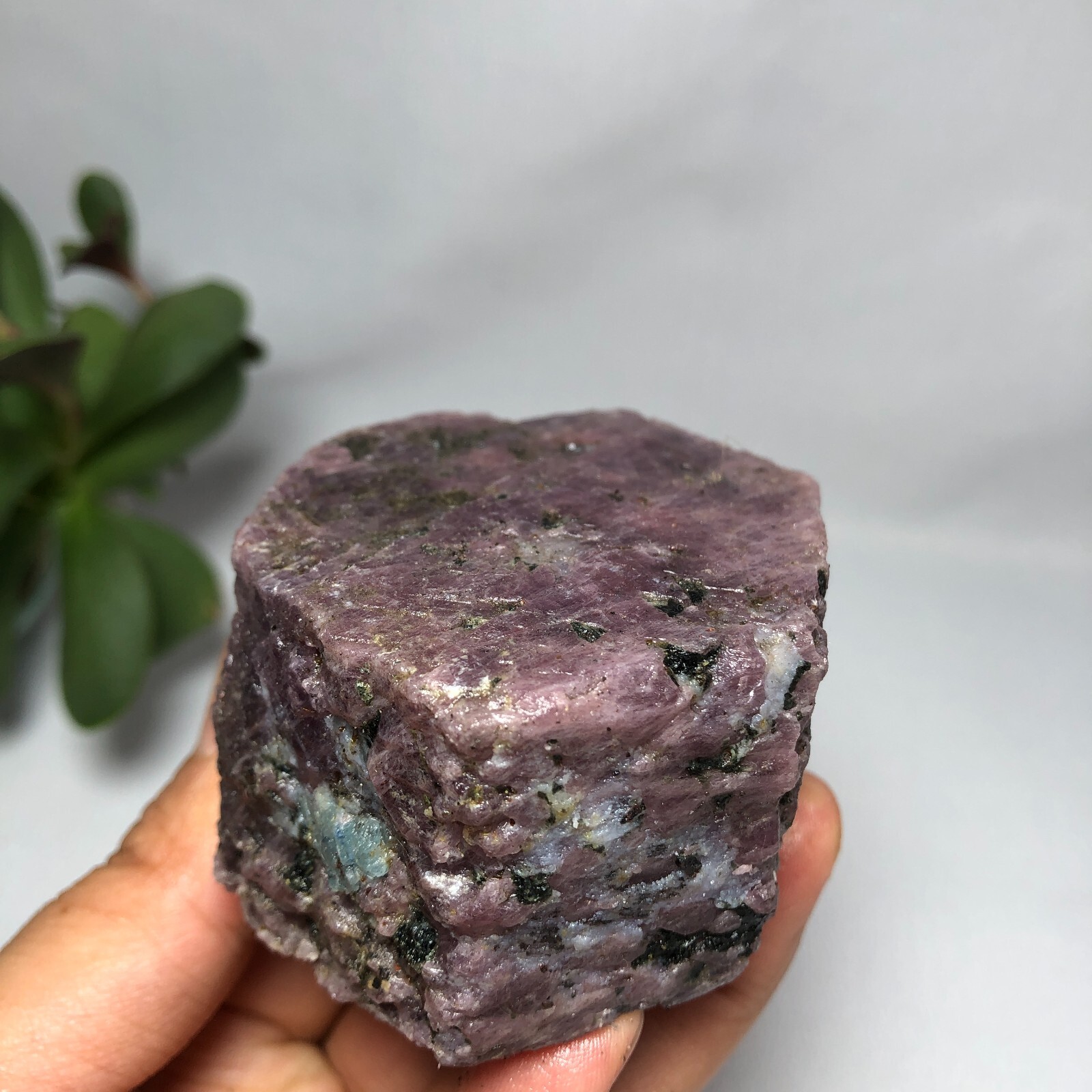347g Natural Red Corundum Ruby Crystal Rough original Mineral Specimens g6710