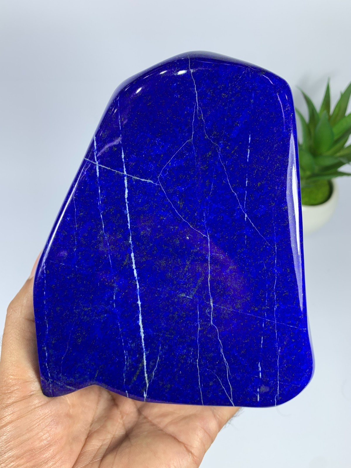 1.80kg AAA Lapis Lazuli Freeform Polished Tumble, Healing Crystal Rough Specimen