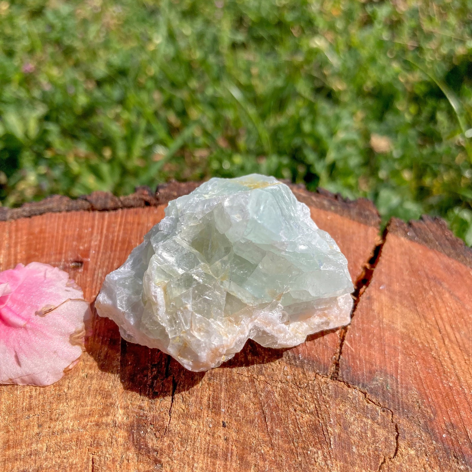 Rough Green Fluorite Crystal / Grounding / Psychic / Cleansing / Healing