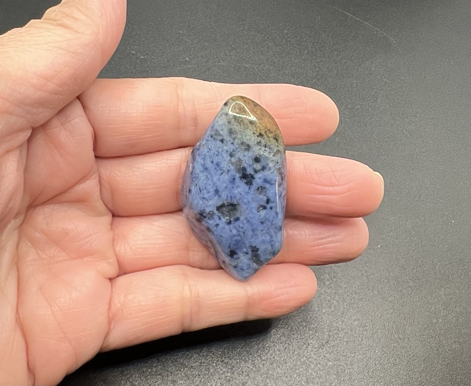 Dumortierite Genuine Stones from Mozambique 3pcs 82.1g Total