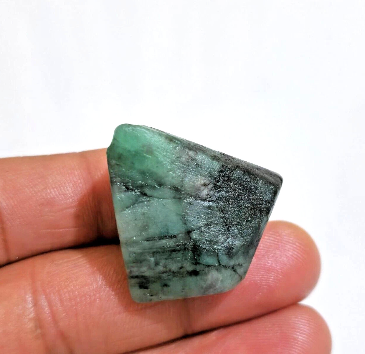 Beautiful Sakota Emerald Raw 103 Crt Green Sakota Emerald Rough Loose Gemstone