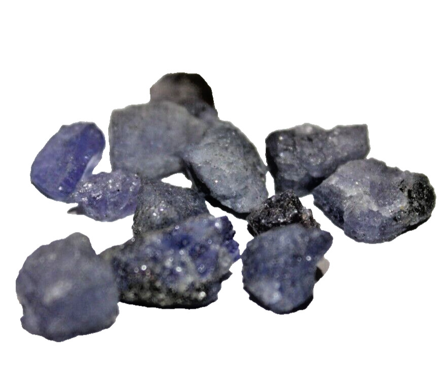 10g Small Natural Rough Blue Tanzanite Jewelry Lapidary Africa stones