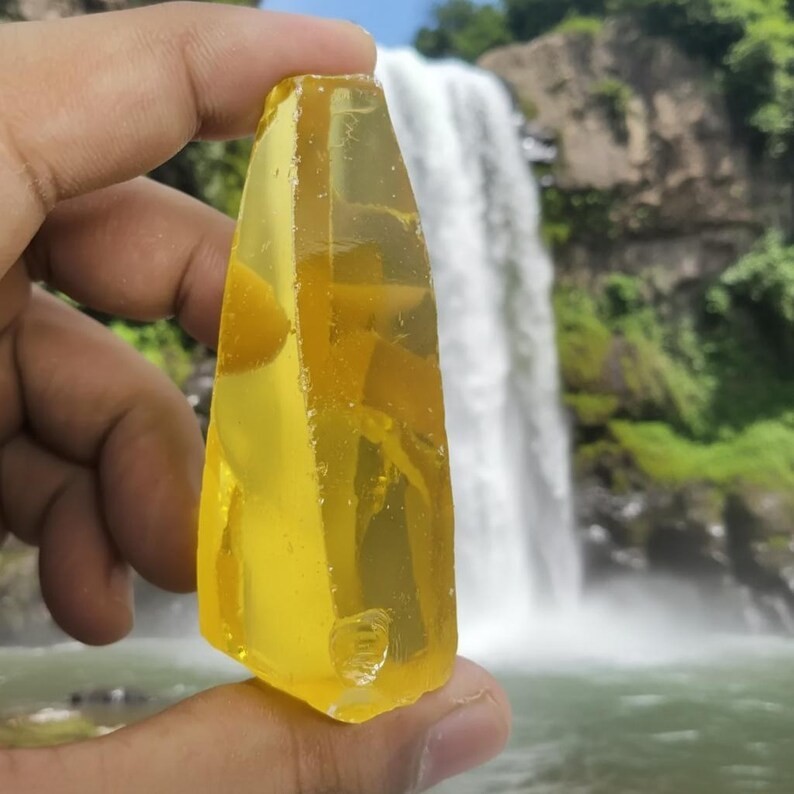 Yellow Zircon Rough 450–500 ct |Natural Untreated Gemstone | Reiki Healing