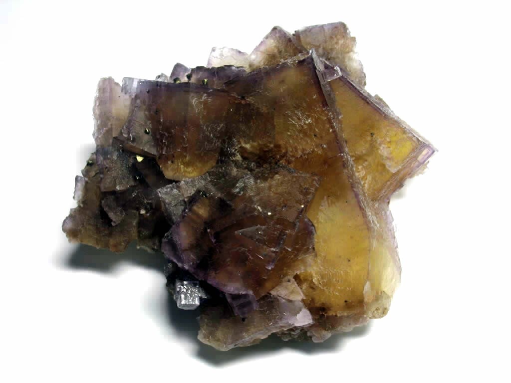 Honey coloured Fluorite cubes to 5cm from Cave-in-Rock, Illinois, USA
