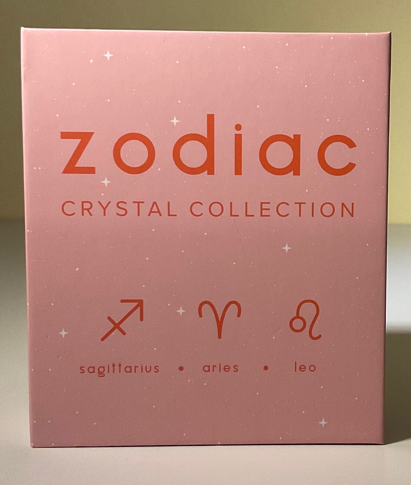 Natural Zodiac Healing Crystals Pocket Stone Set Astrology Gift Fire Signs