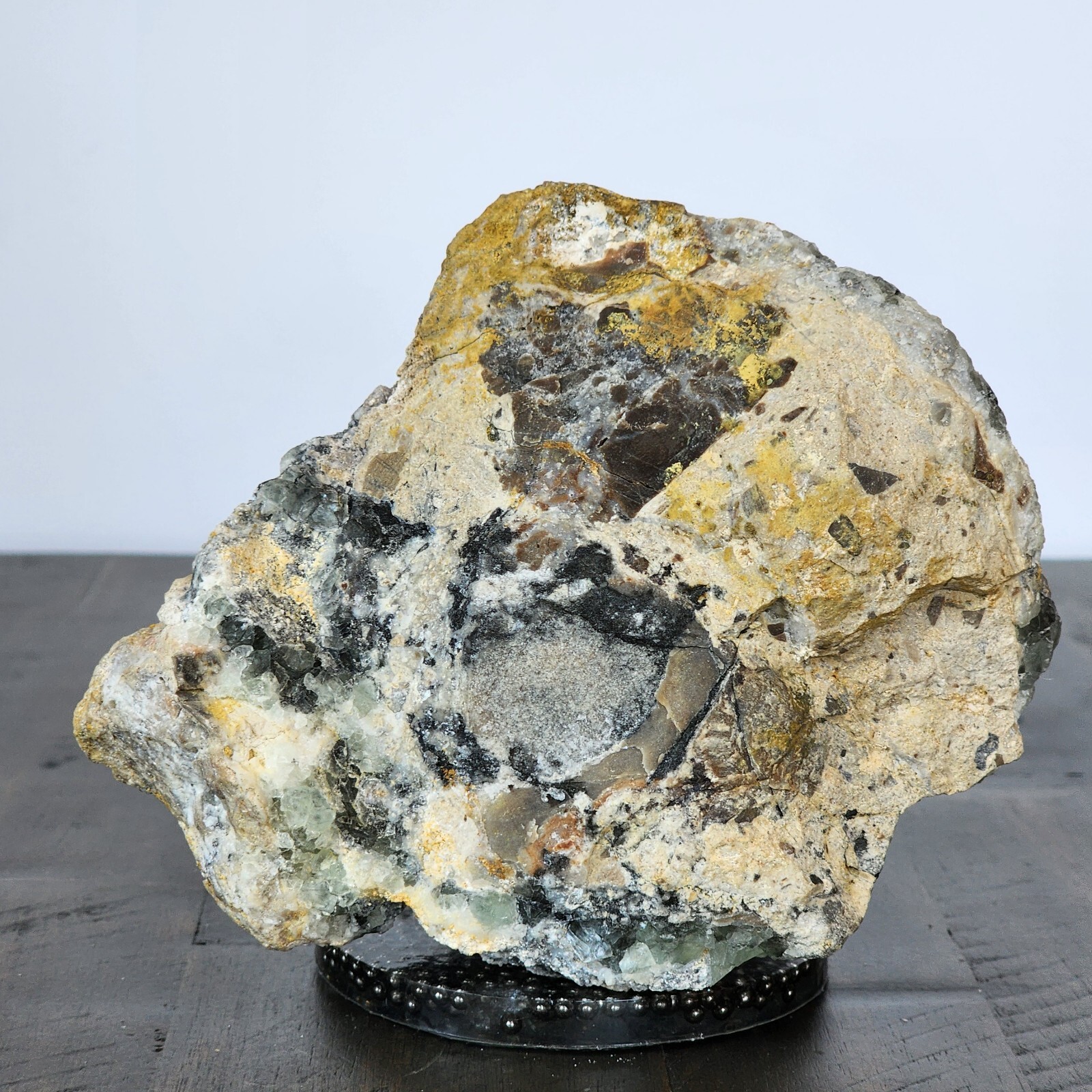 3 lb 5.9 oz Fluorite Crystal Cluster 5.5″