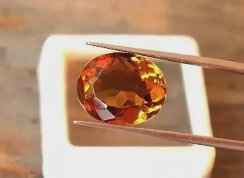 Zultanite Loose Stone 10.08 Ct+ Oval Cut Faceted Color Changing Gemstone