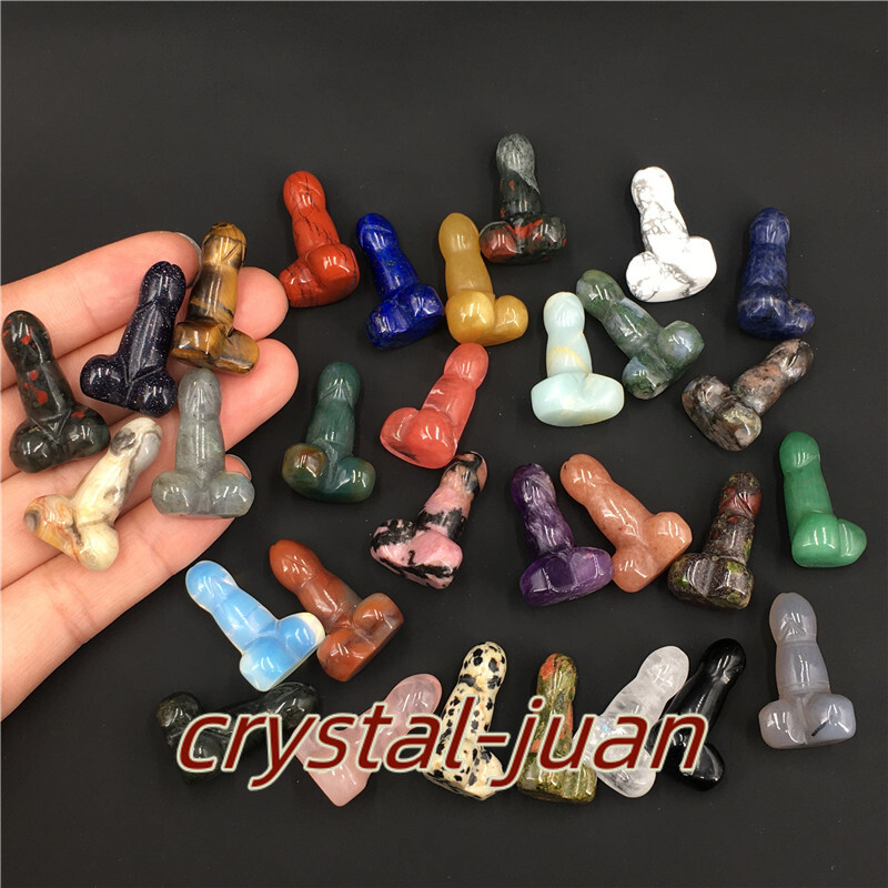 Wholesale A lot of Natural Mix Quartz Crystal Penis Skull crysta figurine