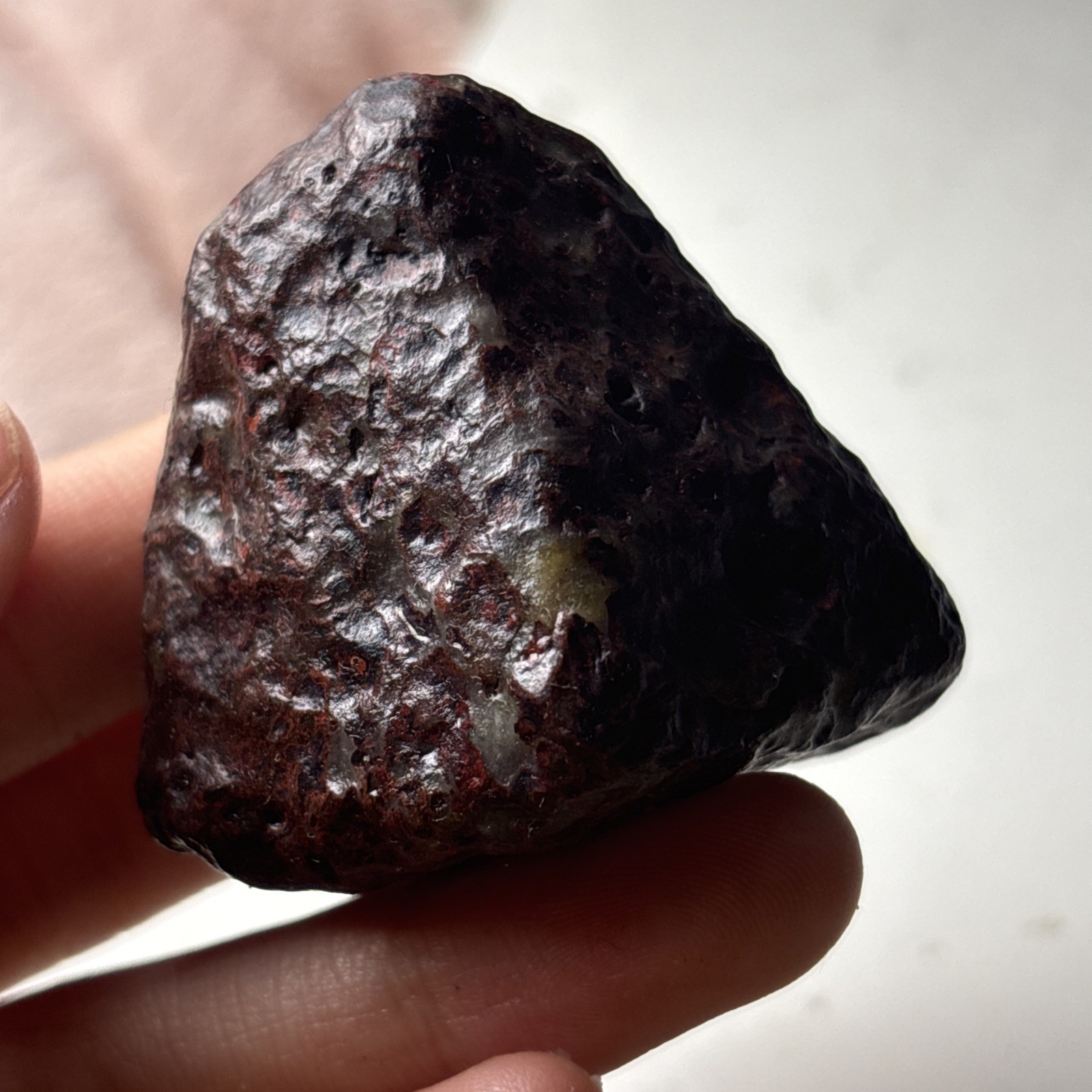 66g Natural Iddingsite meteorite specimen raw stone from China a7