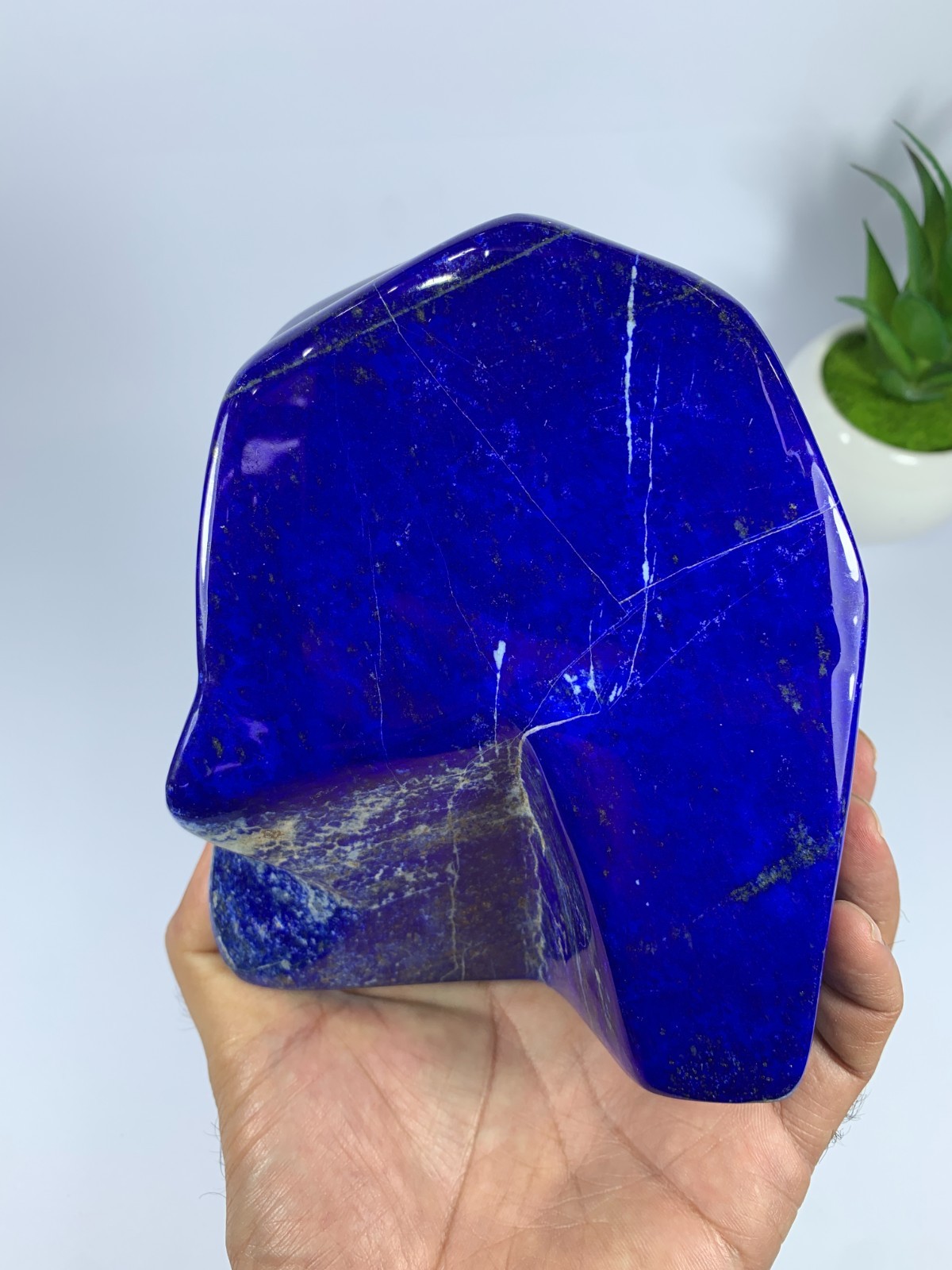 1.80kg AAA Lapis Lazuli Freeform Polished Tumble, Healing Crystal Rough Specimen