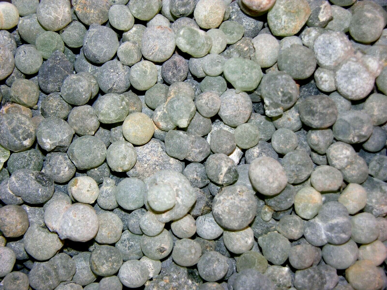 Prehnite crystal balls 1 pound lot Mali,Africa 1/2-1 1/2 inch pieces