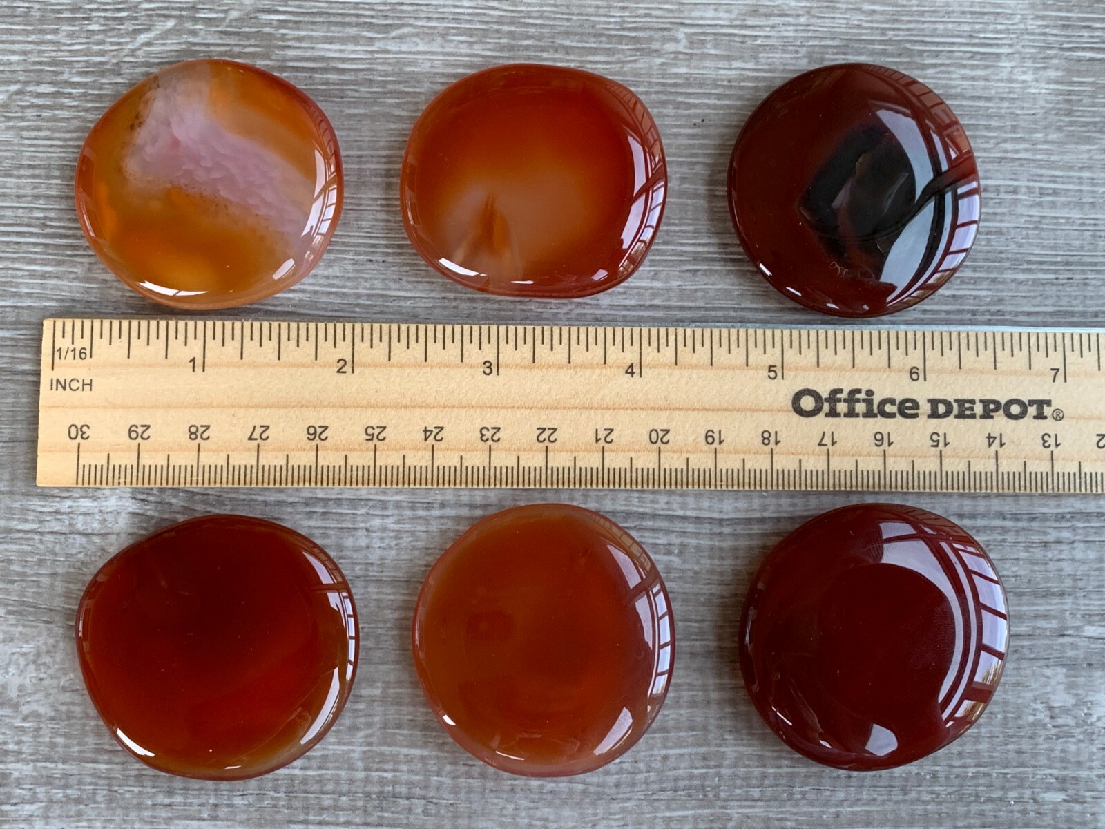 Carnelian Smooth Stone, 1.5″-2″ Polished Carnelian Palm Stone,Wholesale Bulk Lot