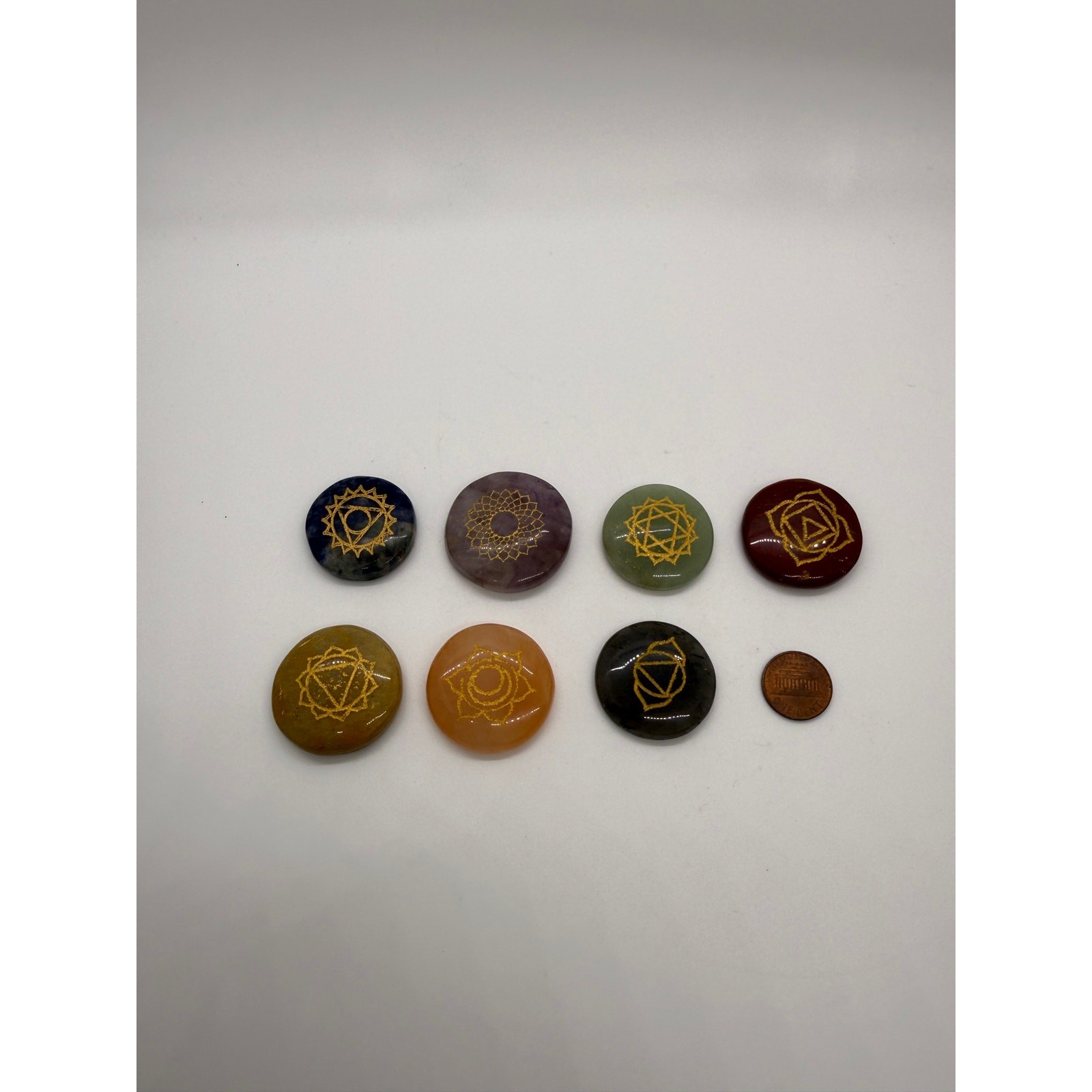 Gemstone 7 Chakra Set Reiki Healing