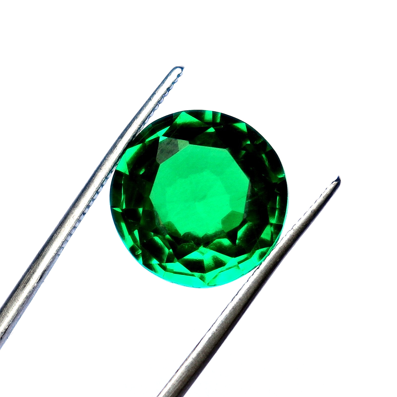 Natural Tsavorite Garnet Green Round Cut CERTIFIED Loose Gemstone 11.10 Ct
