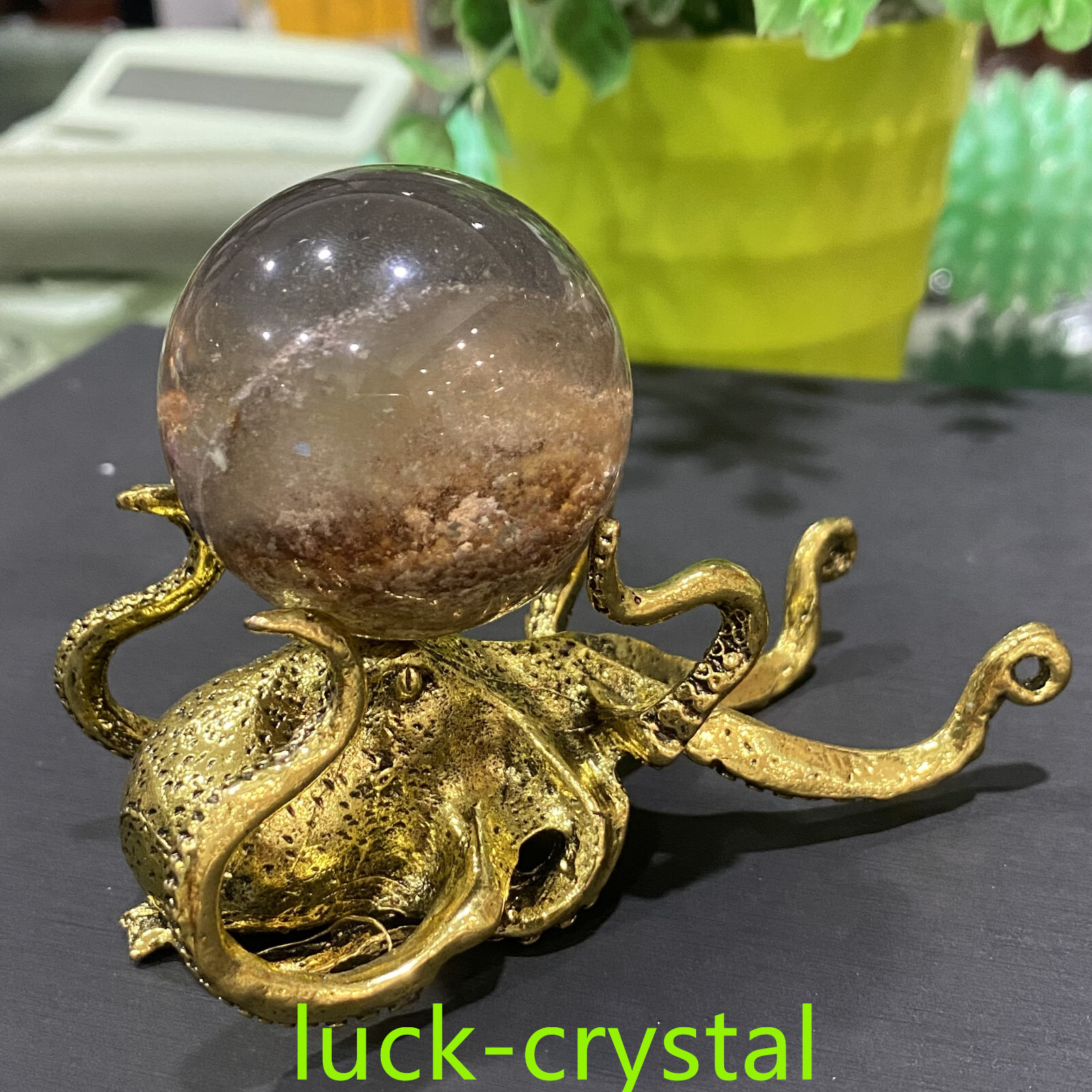 3.6” Sphere Holder Stand Base Nataral Crystal Ball Reiki Healing 1pc,43j37-3