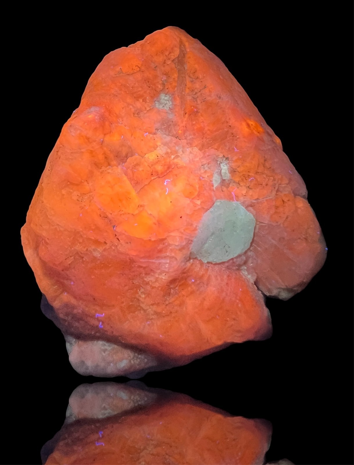 110 Gram Fluorescent Hackmanite Crystal Rough from Badakhshan, Afghanistan