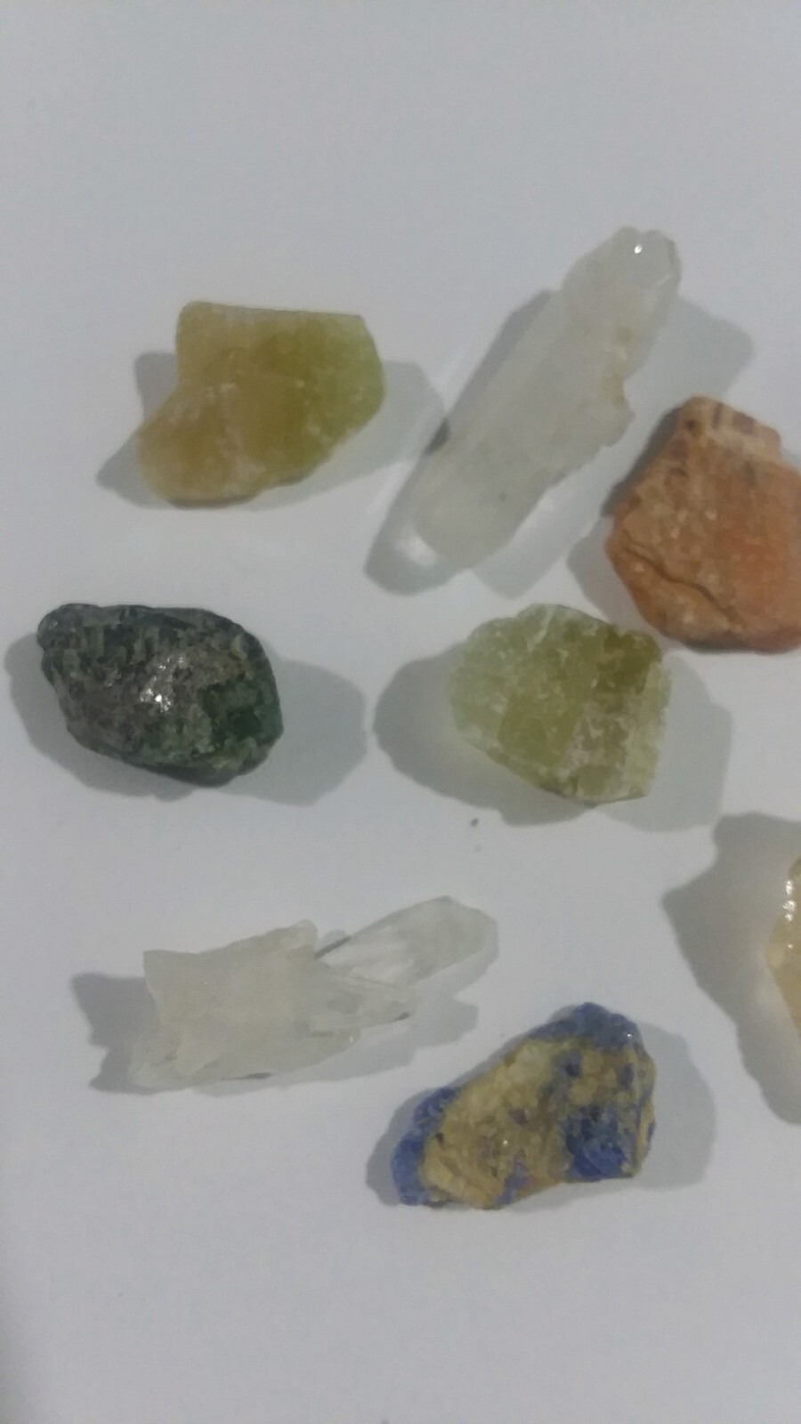 Lot Of 10 Rocks Natural Crystals Stones Minerals Rock Collection Unknown
