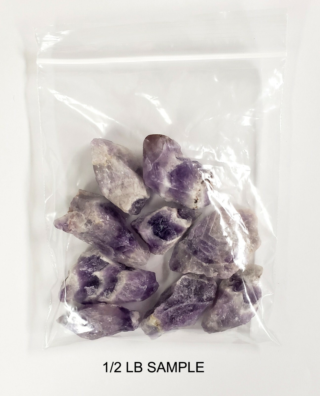 Chevron Amethyst Crystal Stones – Bulk Rough Raw Gems for Tumbling Cabbing
