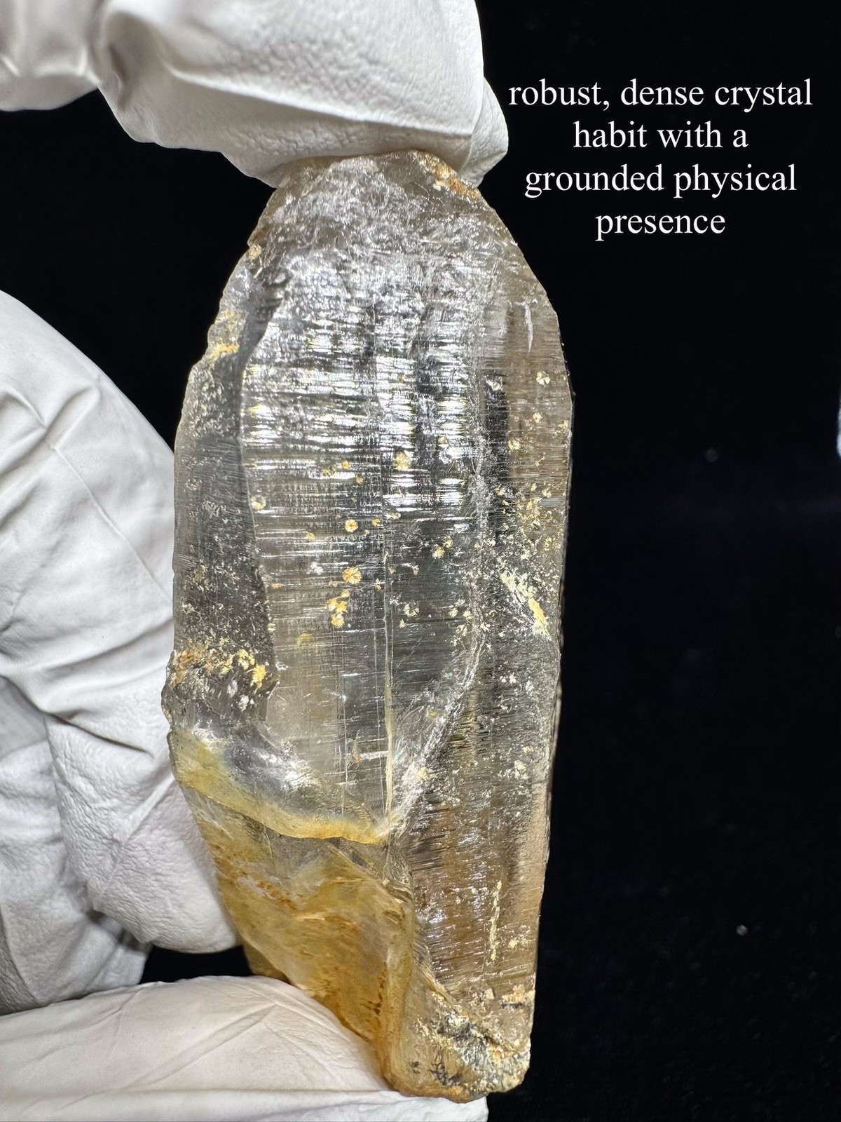 “Golden Comet” Ganesh Himalayan Quartz Secondary Growth Iron Oxide Nepal Crystal