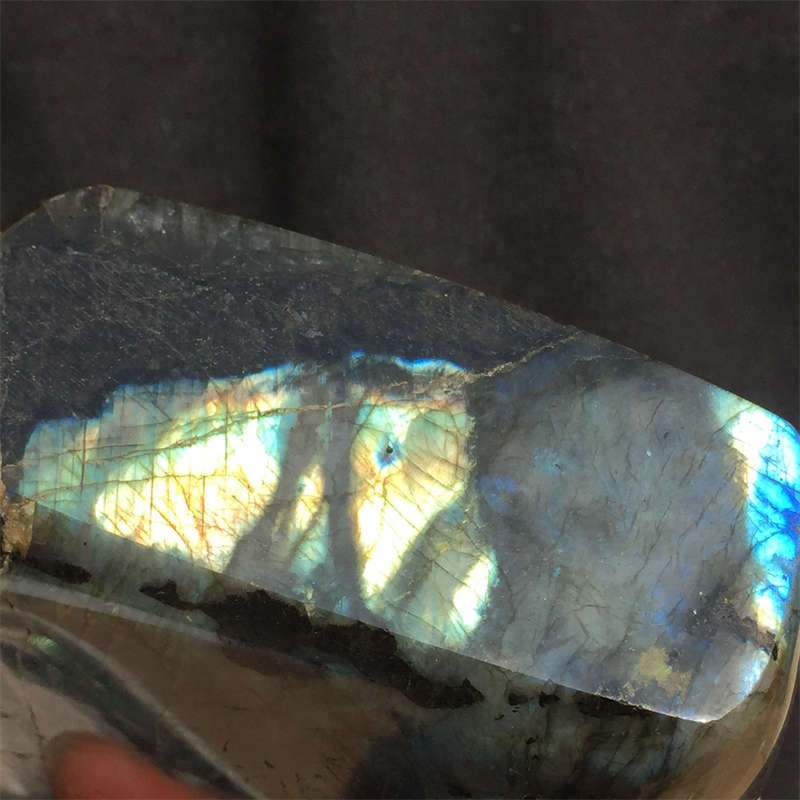 1.69kg Natural Labradorite Quartz Crystal Spectrolite Mineral Reiki healing