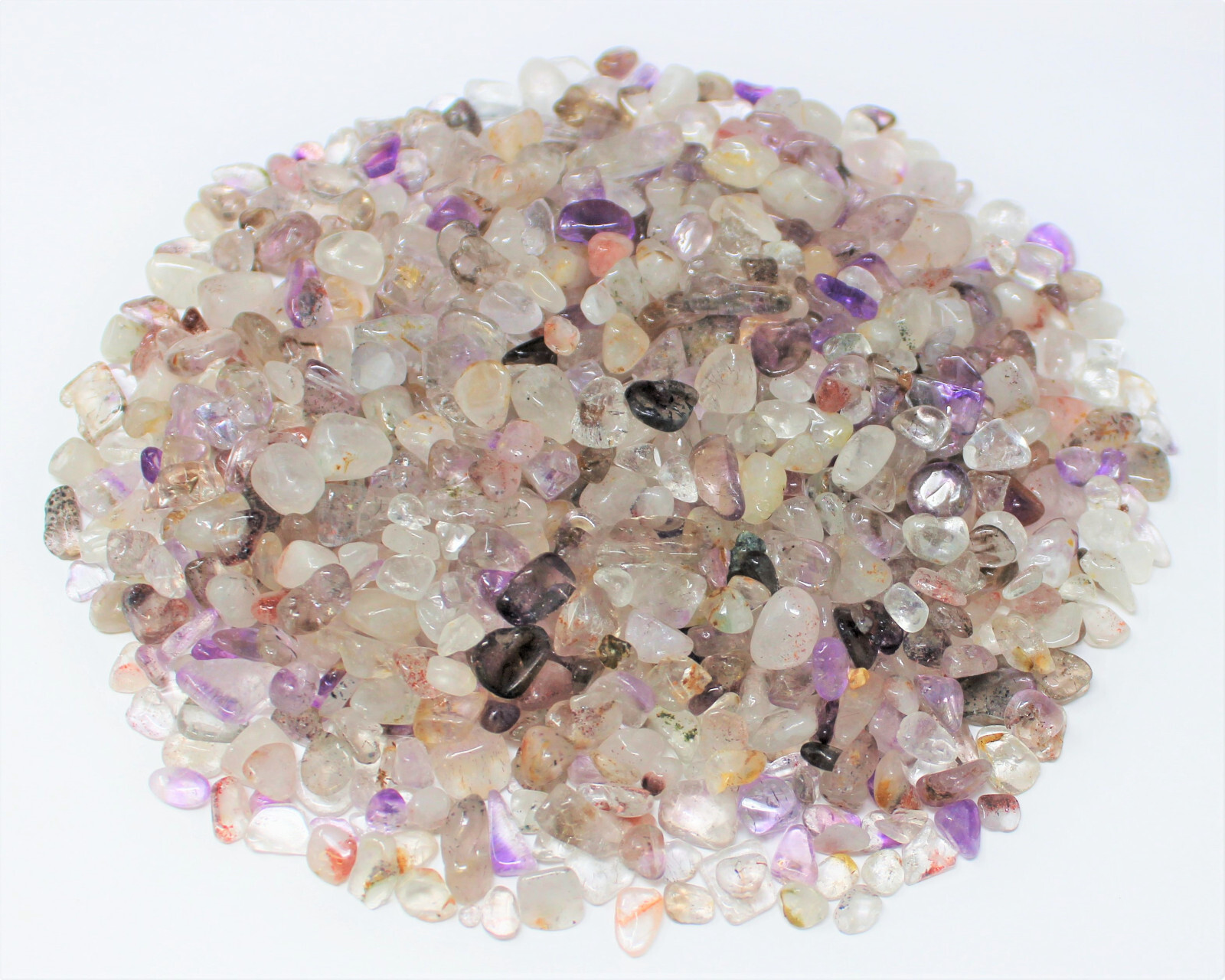 Super 7 Semi Tumbled Gemstone Mini Chips 5 – 7mm (‘A’ Grade Wholesale Bulk Lots)