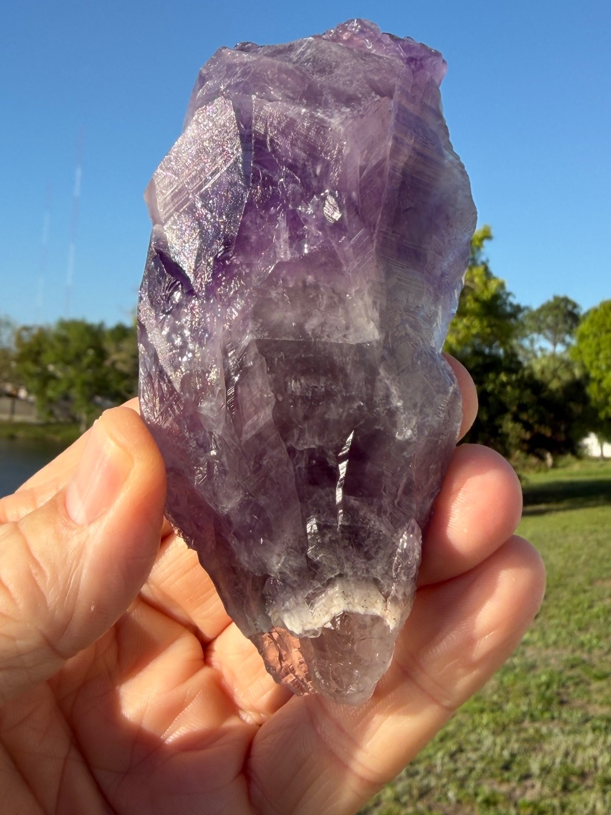Auralite 23 Crystal Wand Chunk from Canada 183 grams 4″